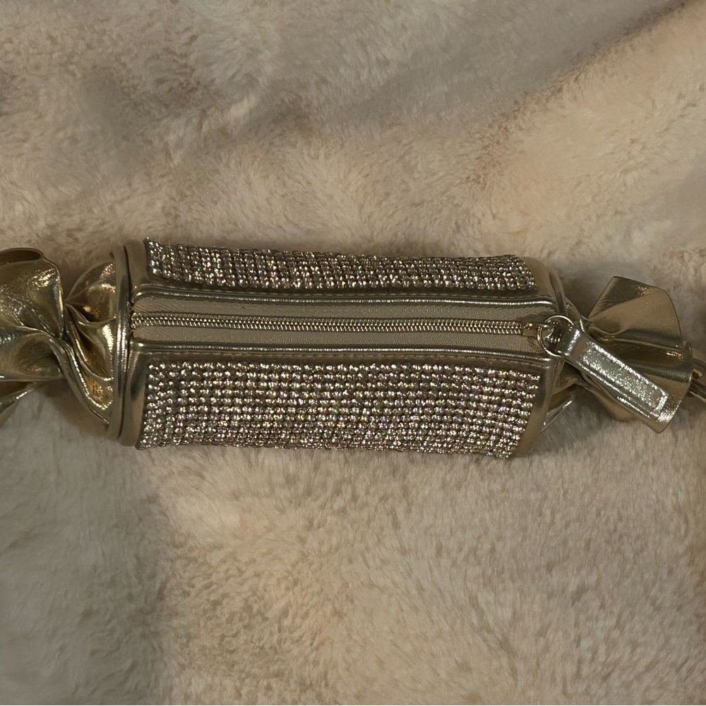Sparkling Gold Clutch or Keychain - Picture 3 of 4